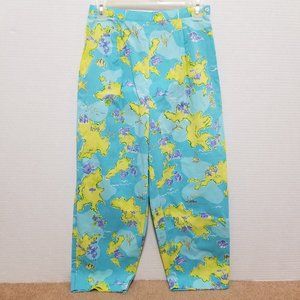 Sportelle pants Small NWT A Place In The Sun vacation island novelty print